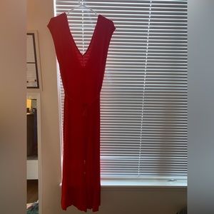 Red jumpsuit